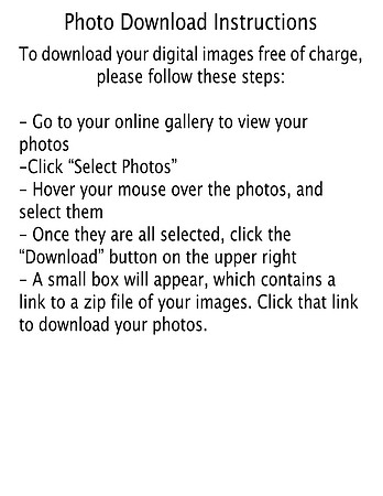 Photo Download Instructions